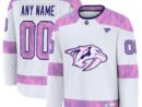 Nashville Predators  2024 Hockey Fights Cancer Custom Practice Jersey - White