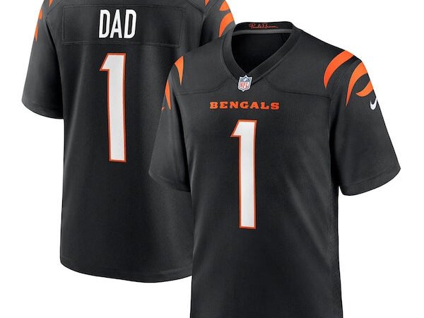 Number 1 Dad Cincinnati Bengals Nike Game Jersey - Black