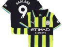 Erling Haaland Manchester City Puma Youth 2024/25 Away Replica Player Jersey - Navy