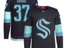Yanni Gourde Seattle Kraken adidas Home Authentic Primegreen Player Jersey - Navy