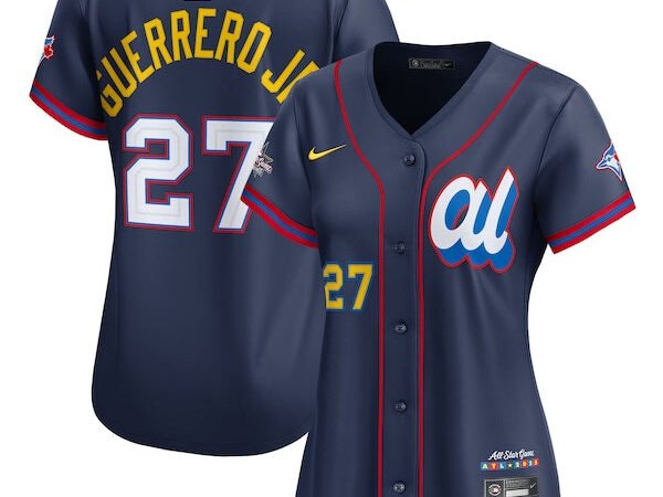 Vladimir Guerrero Jr. American League Nike Women's 2025 All-Star Edition Limited Player Jersey - Navy