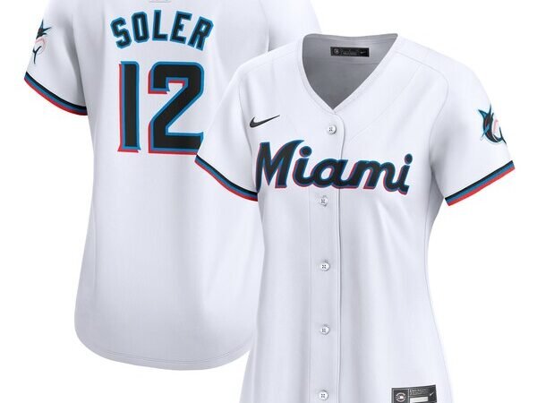 Jorge Soler Miami Marlins Nike Women's  Home Limited Player Jersey - White