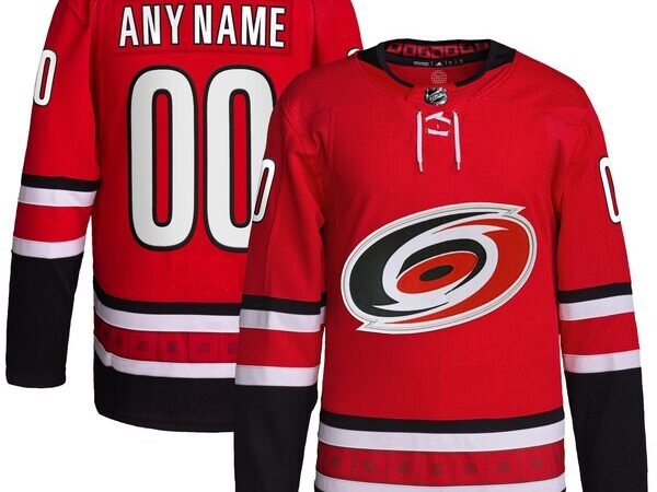 Carolina Hurricanes adidas  Alternate  Primegreen Authentic Custom Jersey - Red