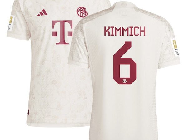 Joshua Kimmich Bayern Munich adidas 2023/24 Third Authentic Jersey - White