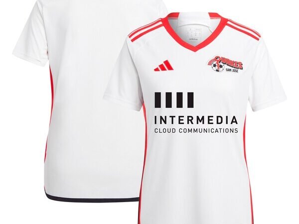 San Jose Earthquakes adidas Women's 2024 The 50 Kit Replica Jersey - White