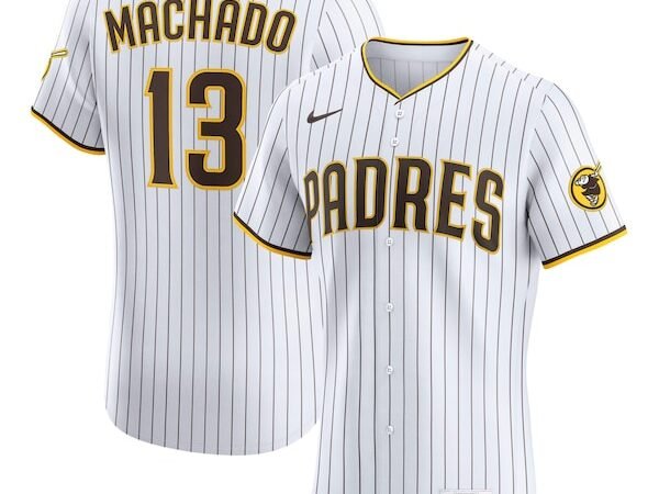 Manny Machado San Diego Padres Nike Home Elite Player Jersey - White/Brown