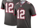 Tom Brady Tampa Bay Buccaneers Nike Alternate Legend Jersey - Pewter/Red