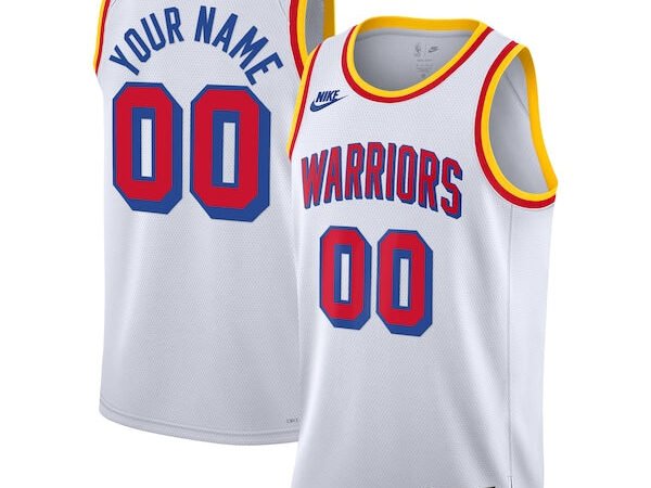 Golden State Warriors Nike Unisex Adult Swingman Custom Jersey - Classic Edition - White