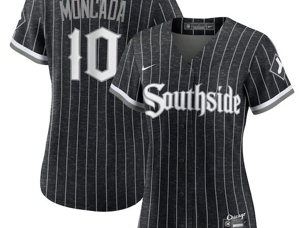 Yoan Moncada Chicago White Sox Nike Women's 2021 City Connect Replica Player Jersey - Black