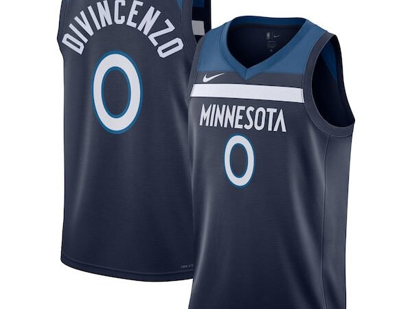 Donte DiVincenzo Minnesota Timberwolves Nike Unisex Swingman Jersey - Icon Edition - Navy