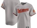 Baltimore Orioles Nike Road Limited Jersey – Gray