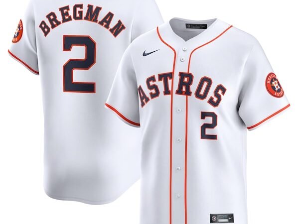 Alex Bregman Houston Astros Nike Home Limited Player Jersey - White/Gray