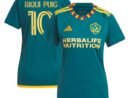Riqui Puig LA Galaxy adidas Women's 2024 LA Kit Replica Player Jersey - Green/White