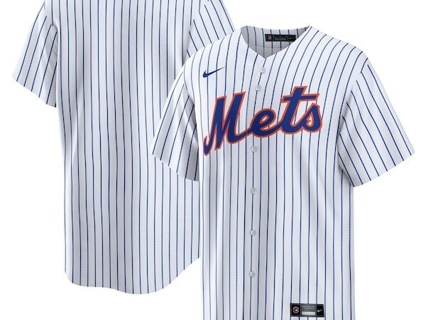 New York Mets Nike Home Blank Replica Jersey - White
