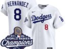 Enrique Hernández Los Angeles Dodgers Nike 2025 World Series Champions Limited Jersey - White