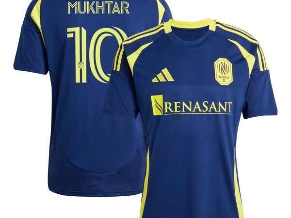 Hany Mukhtar Nashville SC adidas 2025 The Heart of Nashville Kit Replica Player Jersey - Navy