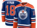 Zach Hyman Edmonton Oilers  2025 Stanley Cup Final Home Premium Jersey - Royal