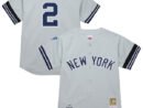 Derek Jeter New York Yankees  Cooperstown Collection 2000 World Series Authentic Jersey - Gray