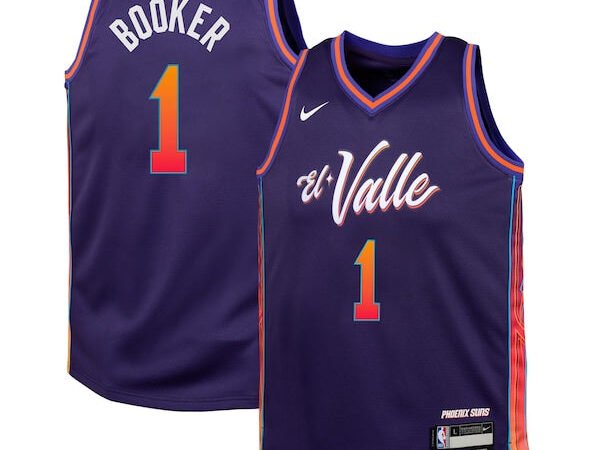 Devin Booker Phoenix Suns Nike Youth Swingman Replica Jersey - City Edition - Purple
