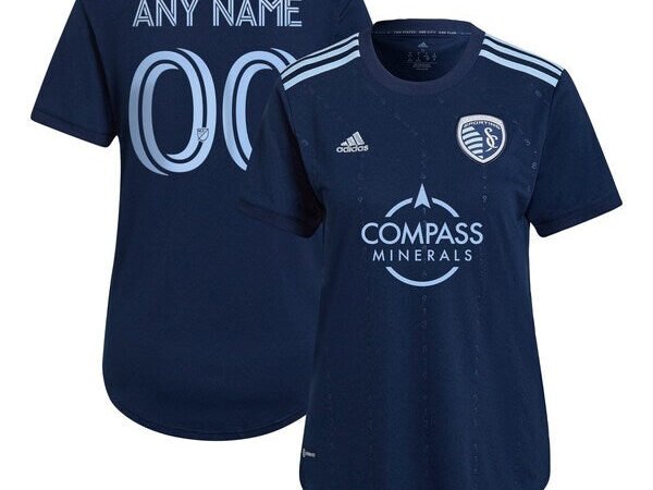 Sporting Kansas City adidas Women's 2022 State Line 3.0 Replica Custom Jersey - Blue