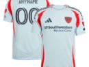 FC Dallas adidas 2025 The Inferno Kit Authentic Custom Jersey - Light Blue