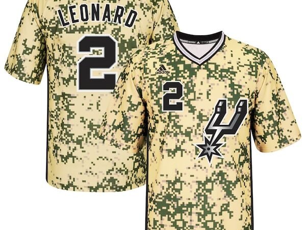 Kawhi Leonard San Antonio Spurs adidas Pride Replica Jersey - Camo
