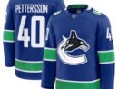 Elias Pettersson Vancouver Canucks Home Premium Jersey - Blue/Black