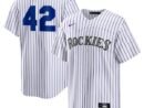 Colorado Rockies Nike Home  2025 Jackie Robinson Day Replica Jersey - White