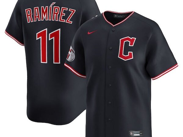 José Ramírez Cleveland Guardians Nike Alternate Limited Player Jersey - Navy