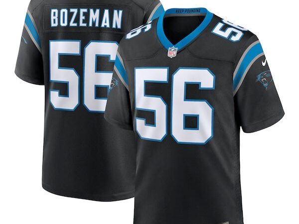 Bradley Bozeman Carolina Panthers Nike Team Game Jersey - Black