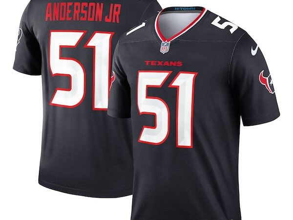 Will Anderson Jr. Houston Texans Nike Team Legend Player Performance Top - Navy