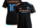 Santiago Rodríguez New York City FC adidas Women's 2024 24/7 Kit Replica Player Jersey – Black