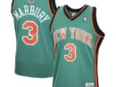 Stephon Marbury New York Knicks 2001/02 Hardwood Classics Swingman Jersey - Green