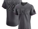 Juan Soto New York Mets Nike City Connect Elite Jersey - Gray