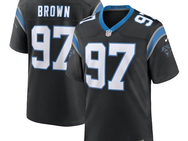 Bobby Brown Carolina Panthers Nike Team Game Jersey -  Black