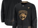 Florida Panthers  2024 Military Appreciation Practice Jersey - Black