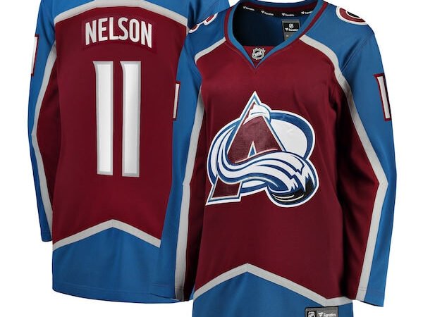 Brock Nelson Colorado Avalanche Women's Home Breakaway Player Jersey - Burgundy