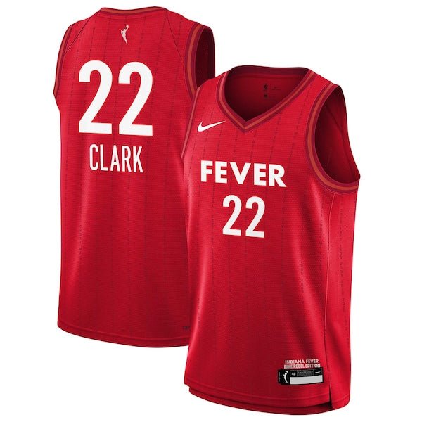 Caitlin Clark Indiana Fever Nike Youth 2024 WNBA Draft Rebel Edition Victory Player Jersey - Red