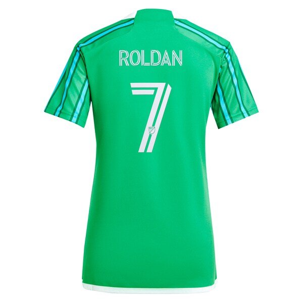 Cristian Roldan Seattle Sounders FC adidas Women's 2024 The Anniversary Kit Replica Player Jersey – Green