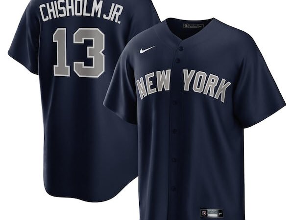 Jazz Chisholm Jr. New York Yankees Nike Alternate, 1st Replica Player Jersey - Navy