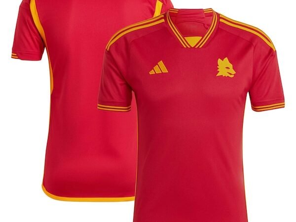 AS Roma adidas 2023/24 Home Replica Jersey - Red