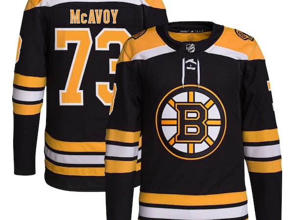 Charlie McAvoy Boston Bruins adidas Home Primegreen Authentic Pro Player Jersey - Black