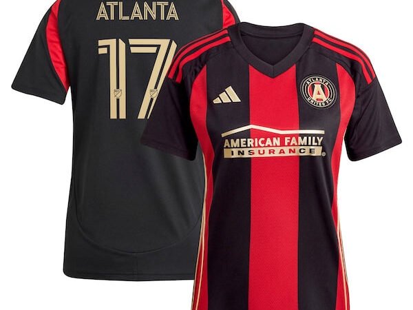 #17 Atlanta United FC adidas Women's 2025 The Connector Replica Player Jersey - Black