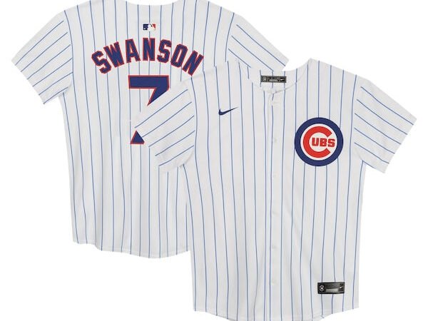 Dansby Swanson Chicago Cubs Nike Preschool Home Game Jersey - White