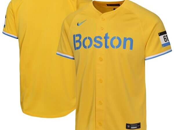 Boston Red Sox Nike Youth City Connect Limited Jersey - Gold
