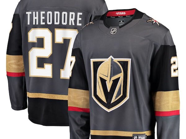 Shea Theodore Vegas Golden Knights Alternate Breakaway Player Jersey - Gray