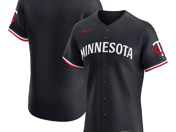 Minnesota Twins Nike Alternate 2 Elite Jersey - Navy/White