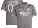 Los Merengues adidas Originals Youth 2024/25 Third Replica Custom Jersey - Charcoal