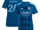 Erik Thommy Sporting Kansas City adidas Women's 2024 Diamonds Our Forever Replica Player Jersey – Navy