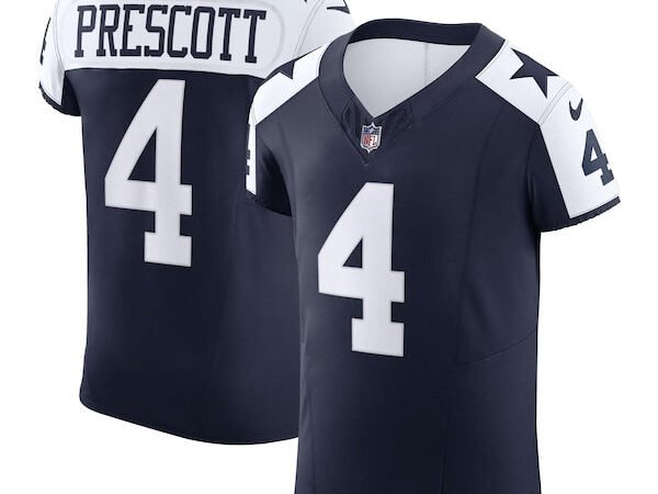 Dak Prescott Dallas Cowboys Nike Alternate Vapor F.U.S.E. Elite Jersey - Navy